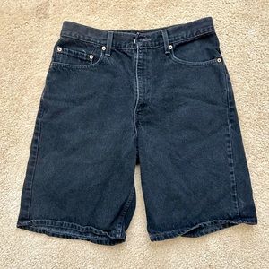 Vintage Levi’s 550 Black Shorts